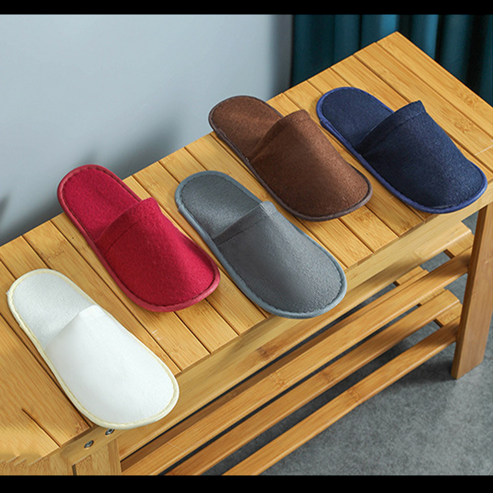 รองเท้าโรงแรม รีสอร์ท ผ้าลินิน นุ่ม สบายเท้า พื้นโฟม EVA กันลื่น