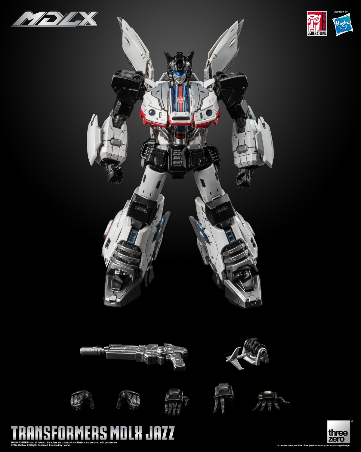 [พร้อมส่ง] Threezero 3Z03380W0 6" : Transformers MDLX - Jazz