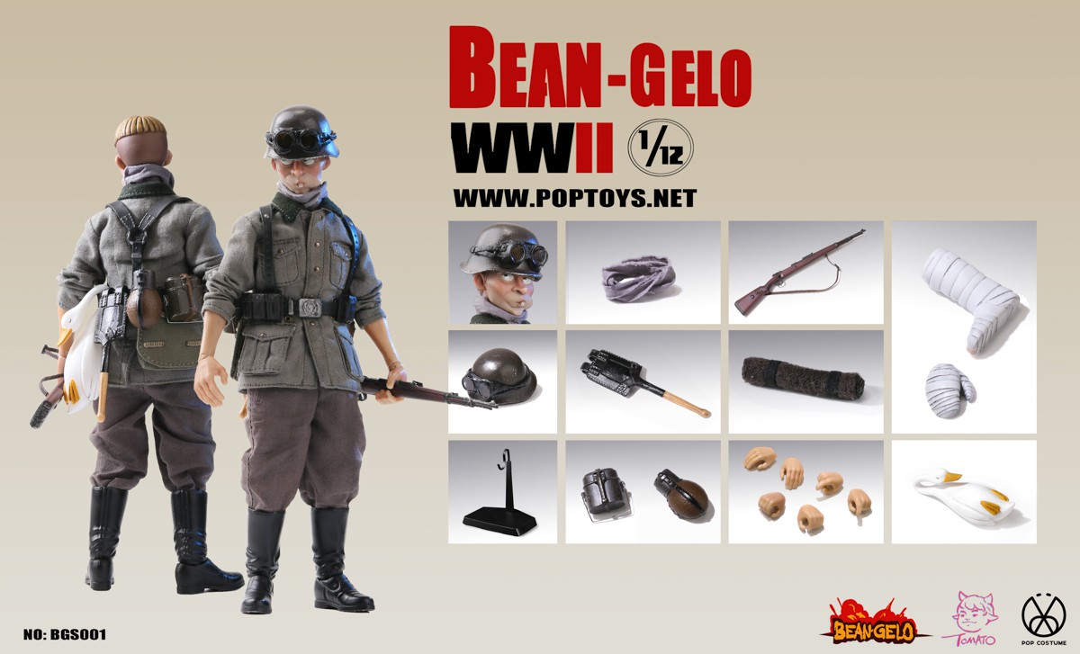 [สั่งจอง] POPTOYS 1/12 Bean Gelo Serie BGS001/2/3 Franz ,George , Weber