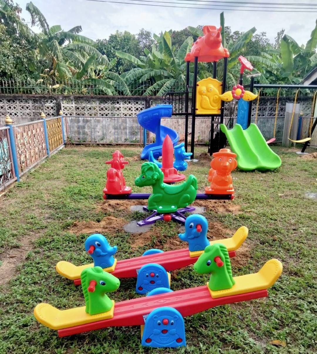 ไม้กระดก, ม้ากระดก ไม้กระดกช้างคู่ คานกระดก ของเล่นเด็ก สินค้าพร้อมส่ง