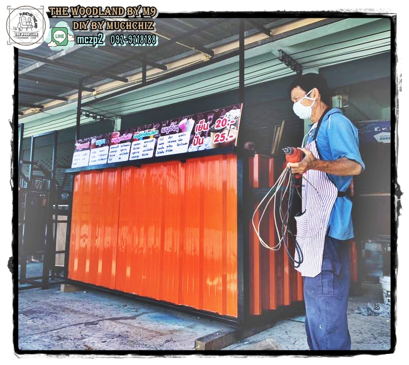 🌷Counter-Bar โครงเหล็ก-เมทัลชีท TOPกระเบื้อง หรือ TOPอื่นๆ ที่ลูกค้าต้อองการ