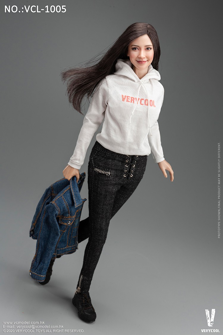[สั่งจอง] VERYCOOL VCL-1005 / FX10 1/6 : Denim Leisure Wear Set - Head Sculpt & Female Body