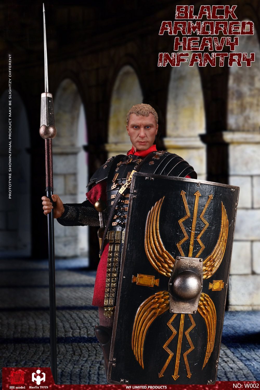 [สั่งจอง]HHMODEL & HAOYUTOYS W002 1/6 : Black Armored Heavy Infantry