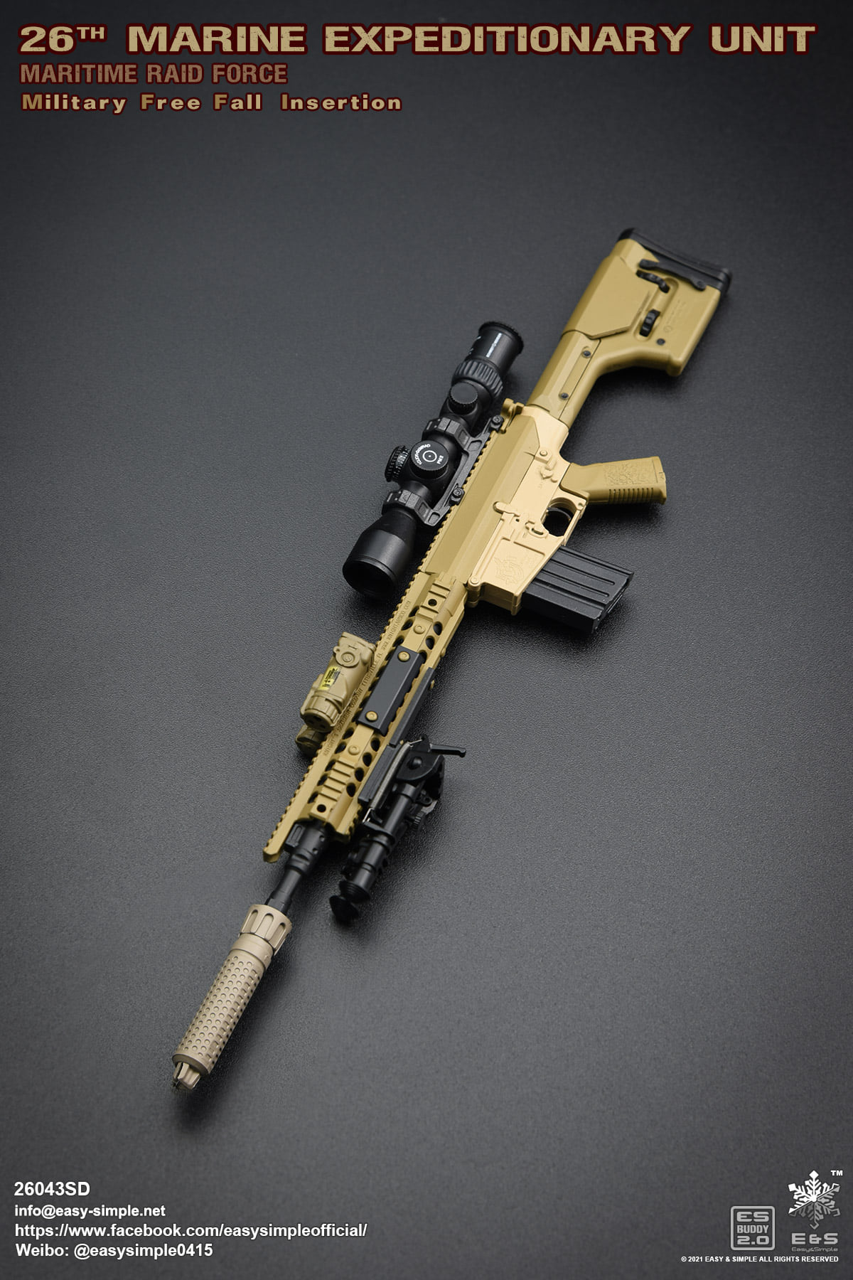 [สั่งจอง]Easy&Simple 26043S : 31ST MEU MRF Military Free Fall Insertion