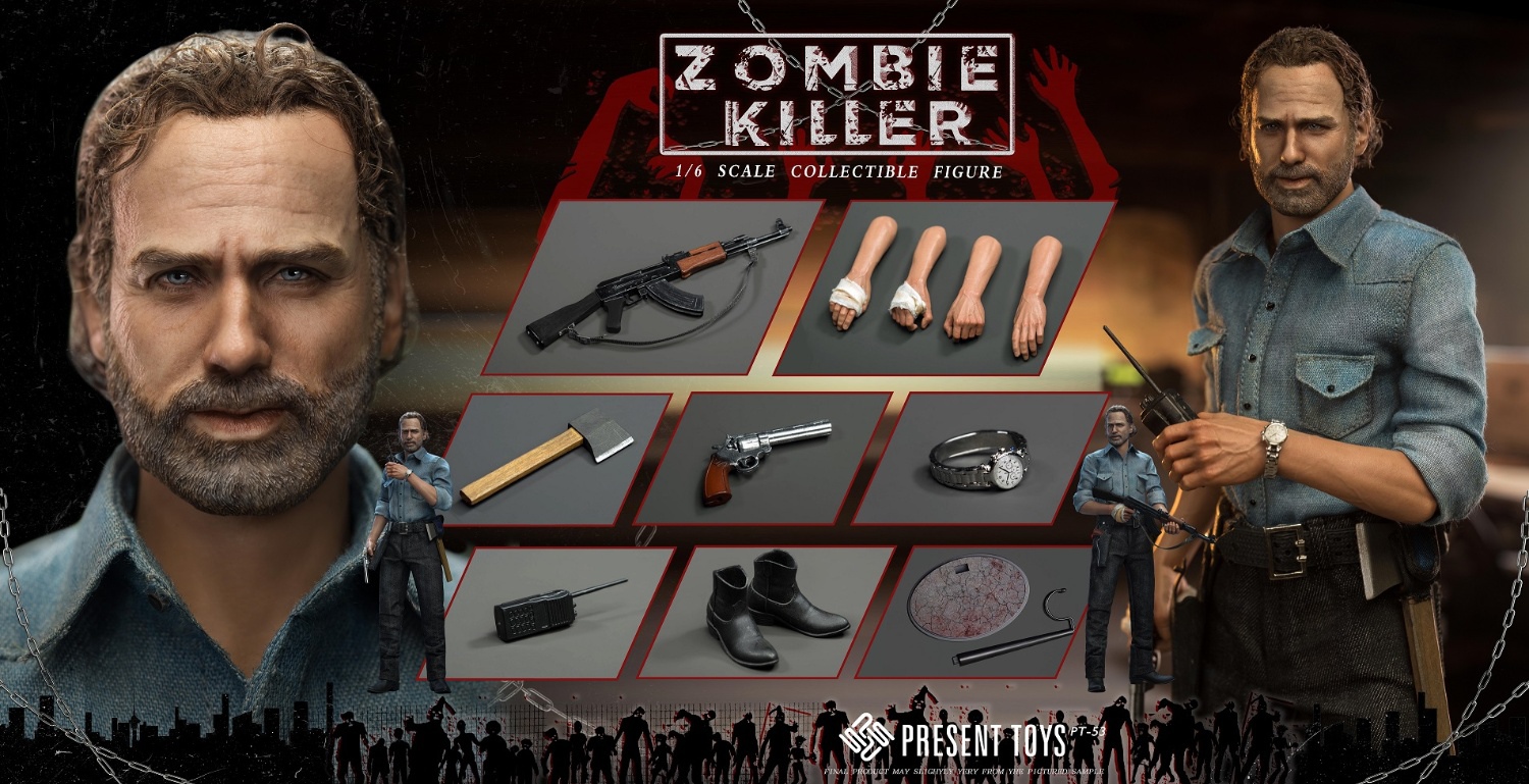 [พร้อมส่ง] PRESENT TOYS PT-sp53 1/6 : Zombie killer