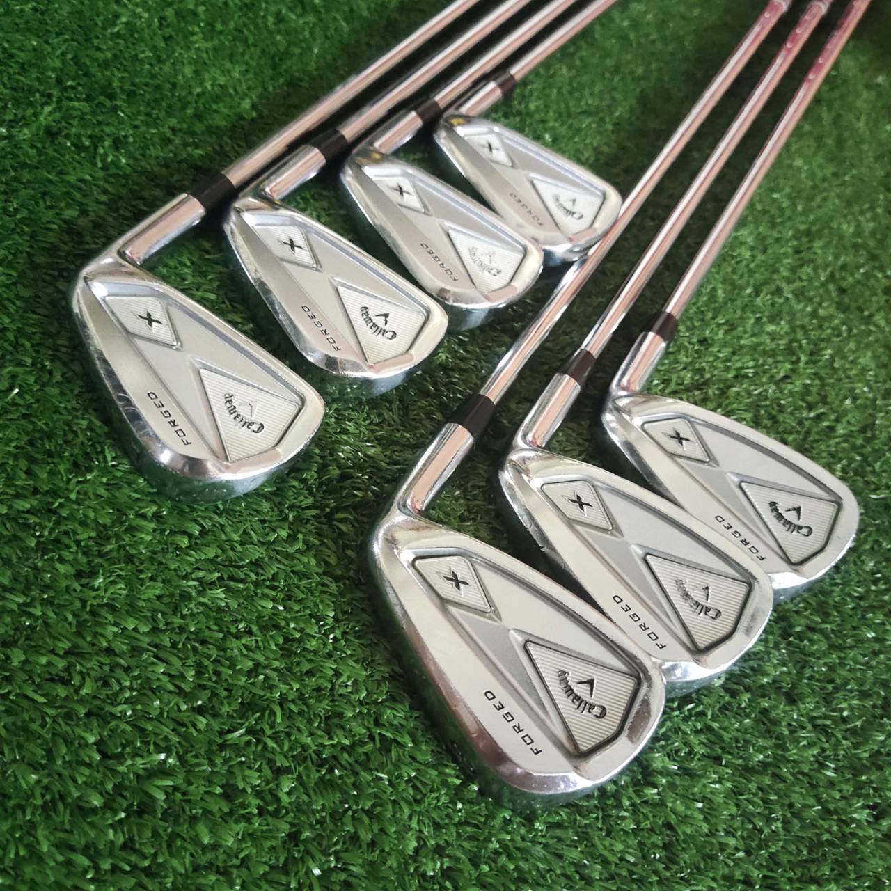 เหล็กฟอร์จนุ่มจัด แน่นจัด! ชุดเหล็ก Callaway X-Forged ฟีลดี คุมง่าย พร้อมก้าน NS950 🔥🏌️♂️ ไม้กอล์ฟพรีเมี่ยมมือสองญี่ปุ่น