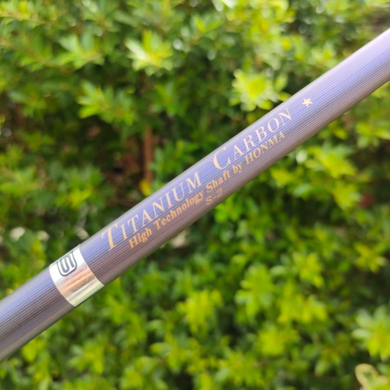 ก้าน TITANIUM CARBON HIGH TECHNOLOGY SHAFT BY. HONMA ของใหม่!!! ความยาวเฉพาะก้าน 45 นิ้ว FLEX S-2 ก้าน ไทเทเนี่ยม สุดยอดคุณภาพ ก้าน ⭐ ดาว จาก HIRO HONMA PREMIUM JAPAN SAKATA แท้ๆ มือหนึ่ง ของแท้ BY NakaraLuxurious