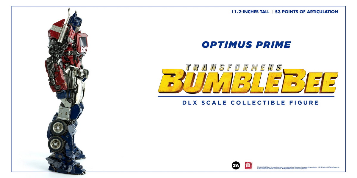 [สั่งจอง] HASBRO X 3A 11.2 " OPTIMUS PRIME TRANSFORMERS BUMBLEBEE DLX SCALE COLLECTIBLE FIGURE SERIES