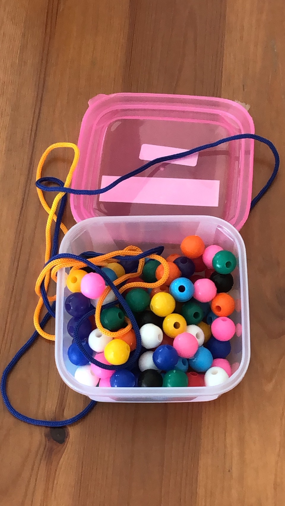 ลูกปัดอนุบาล100 เม็ด, ของเล่นเสริมพัฒนาการ, ของเล่น สื่อการสอนเด็กอนุบาล พร้อมส่ง