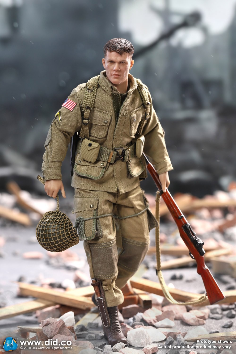 [สั่งจอง] DID XA80001 1/12 PALM HERO WWII US 101st airborne Division - Ryan