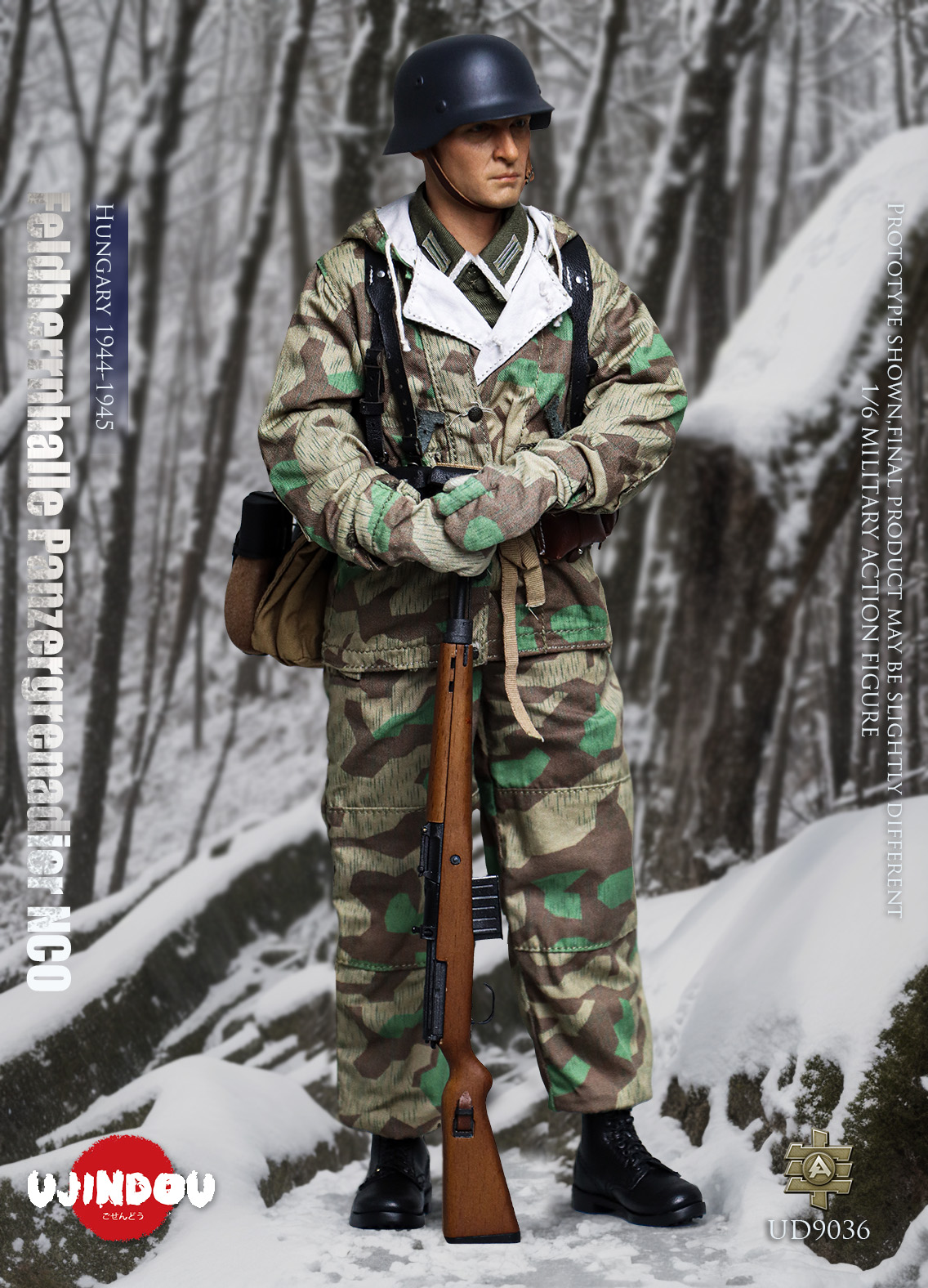 [สั่งจอง]UJINDOU UD9036 1/6 : WWII Feldherrnhalle Panzergrenadier NCO 1944-1945