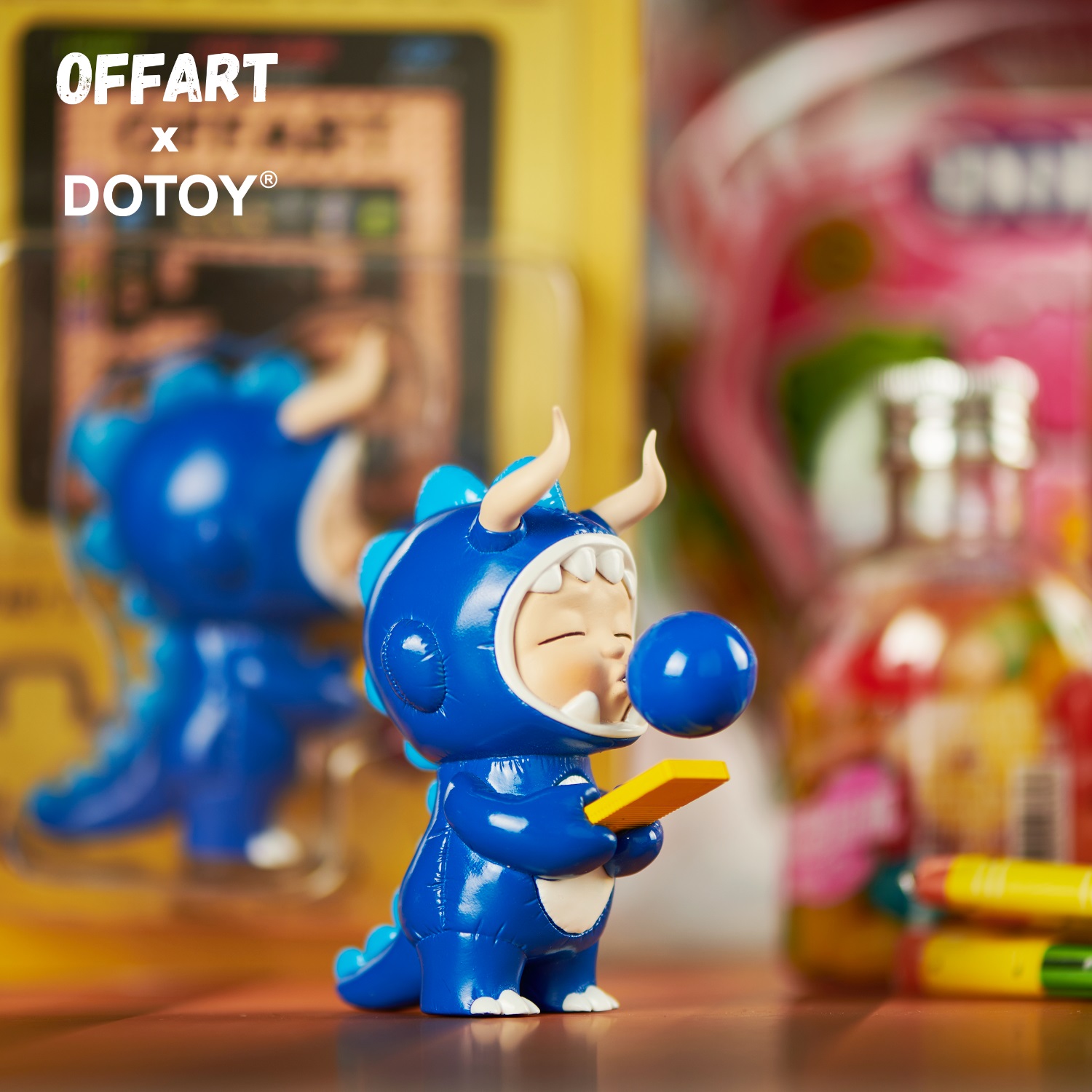[สั่งจอง] OFFART X Dotoy Bubble Dino Jimmy Boy (8Cm)