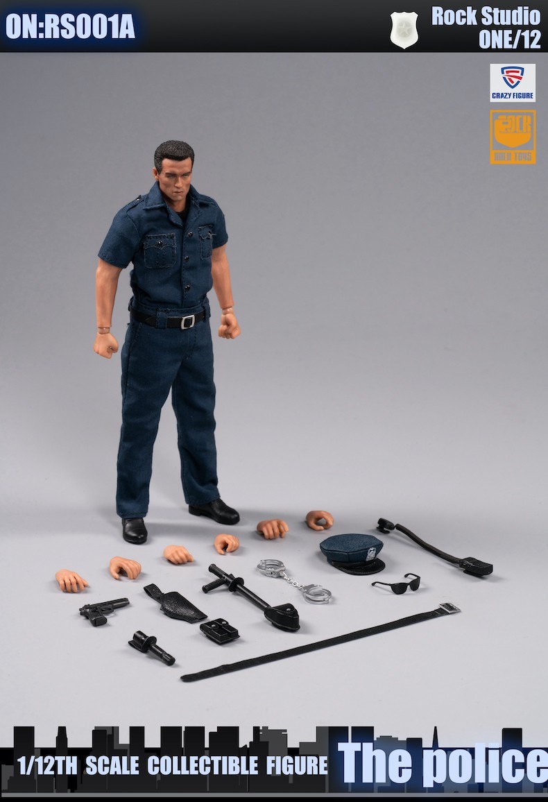 [สั่งจอง]ROCKTOYS RS001A/B/C 1/12 The Police D Kind [3 figure set]