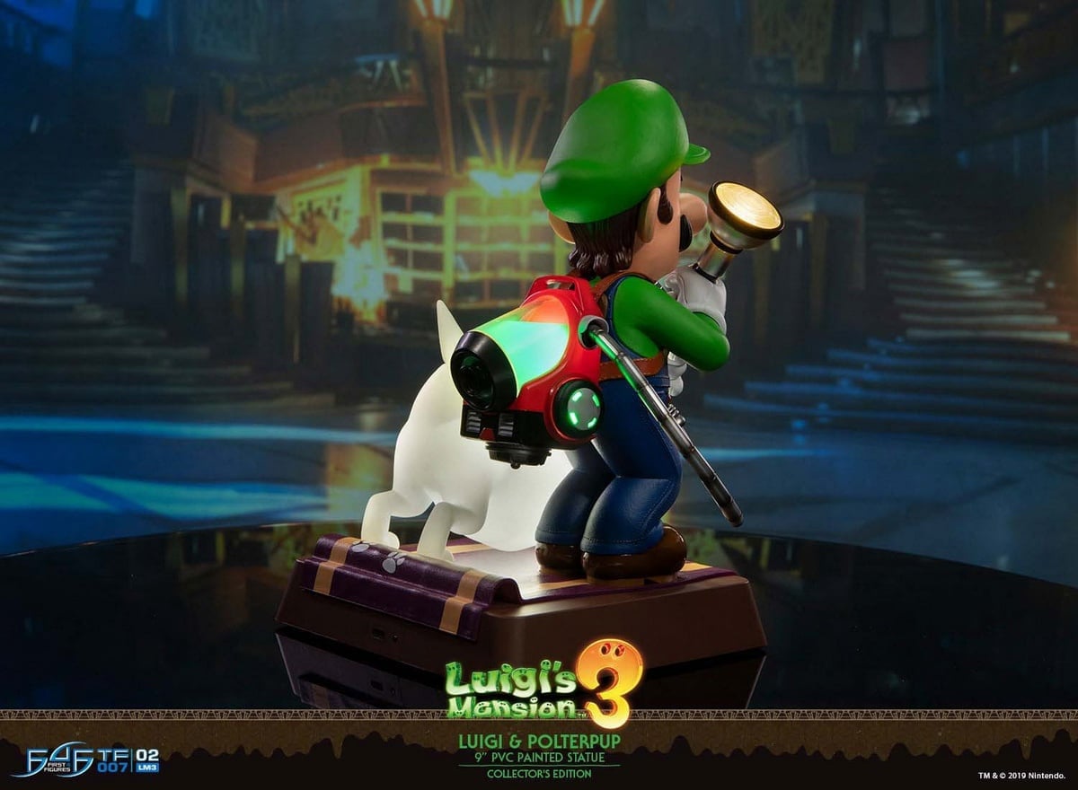 [สั่งจอง]First 4 Figures 23cm : LUIGI'S MANSION 3 – LUIGI AND POLTERPUP COLLECTOR'S EDITION