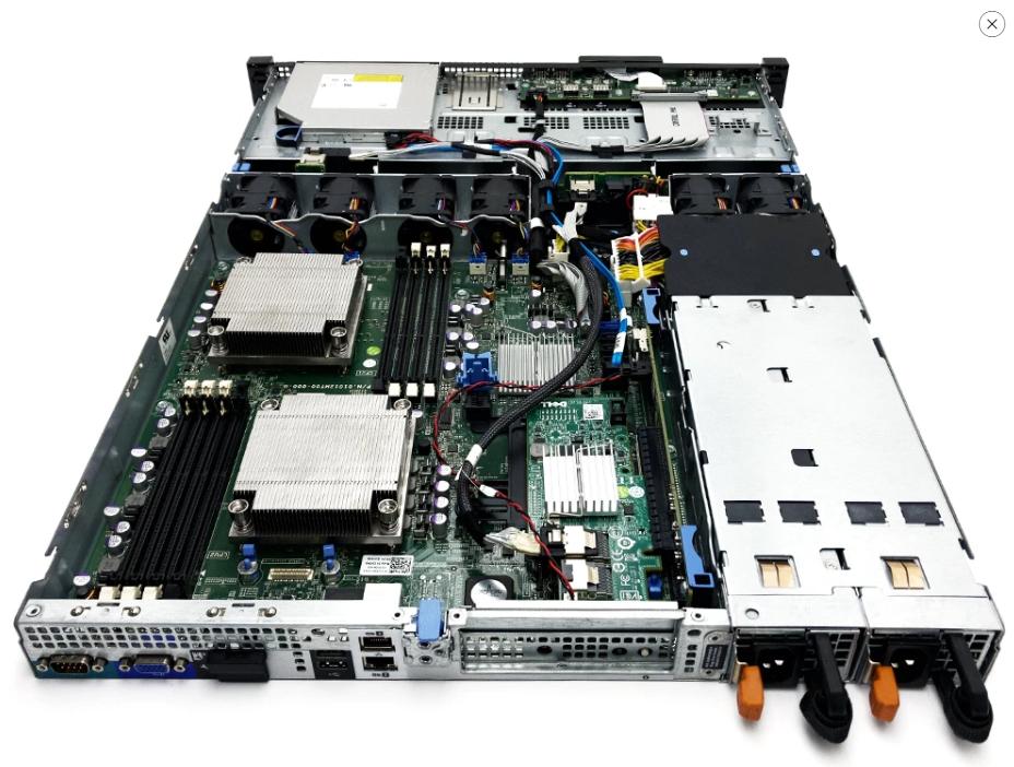 Server Dell R410 Cpu x5650 x2 Ram 32 GB HDD No tray x2