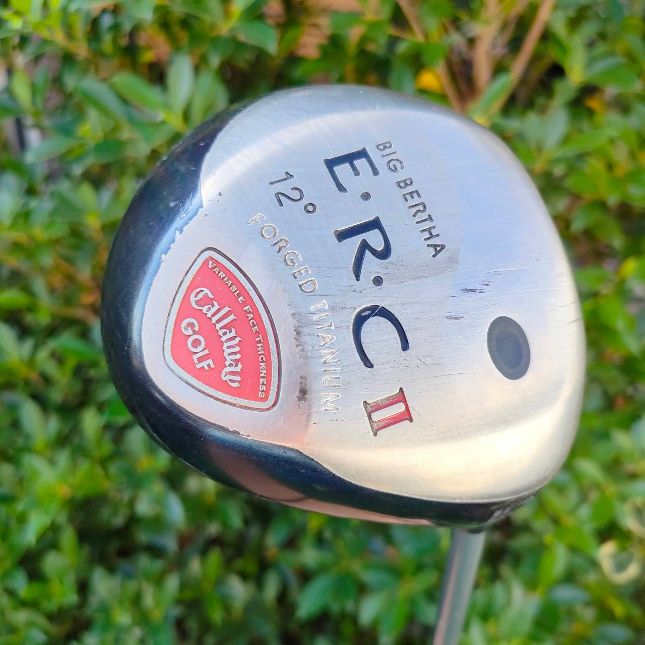 DRIVER CALLAWAY BIG BERTHA E.R.C II ก้าน GEMS 50 FLEX L องศา 12 วัสดุ FORGED TITANIUM หน้าเด้ง