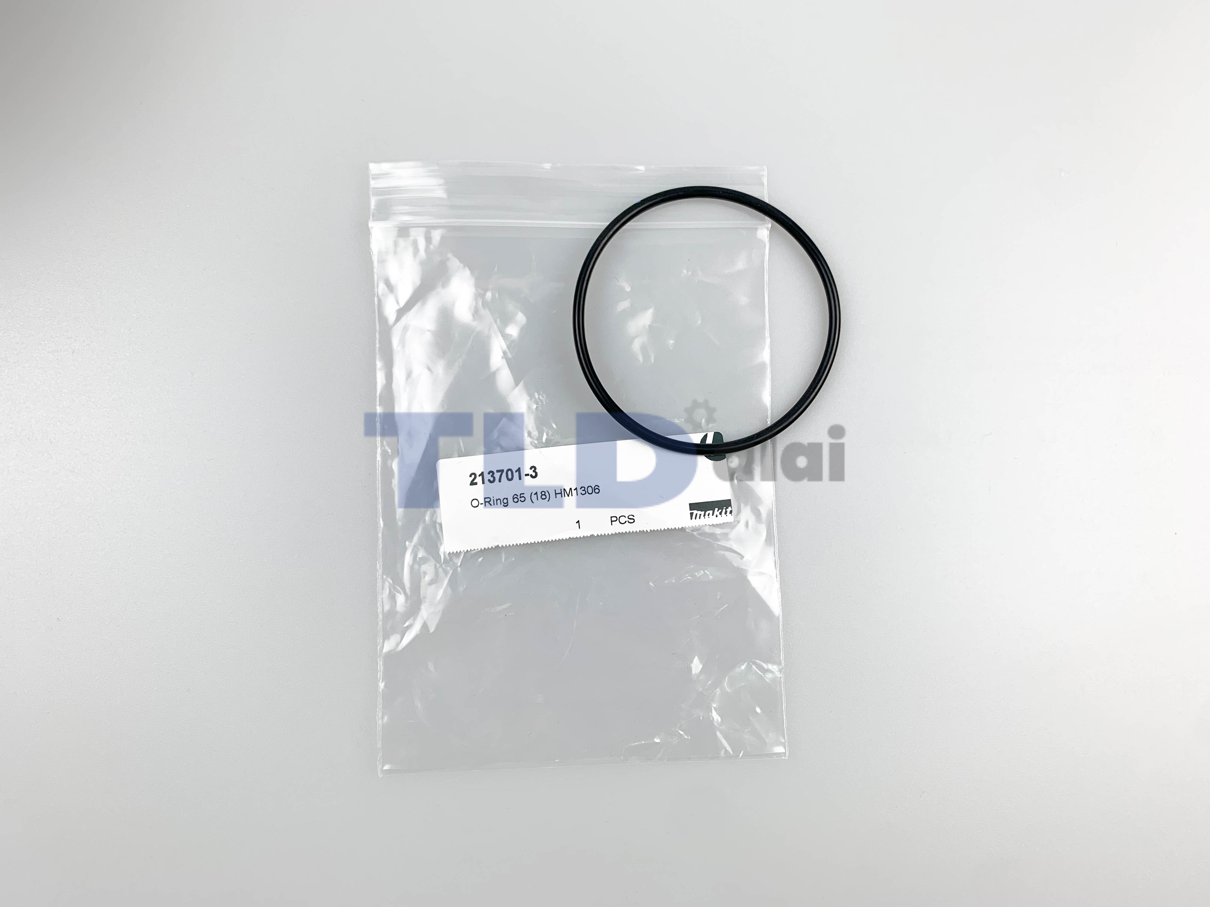 โอริง (แท้) สกัด, แย็ก Makita มากีต้า รุ่น HM1306 #18 ขนาด 65x3mm. (213701-3) (อะไหล่แท้ 100%)
