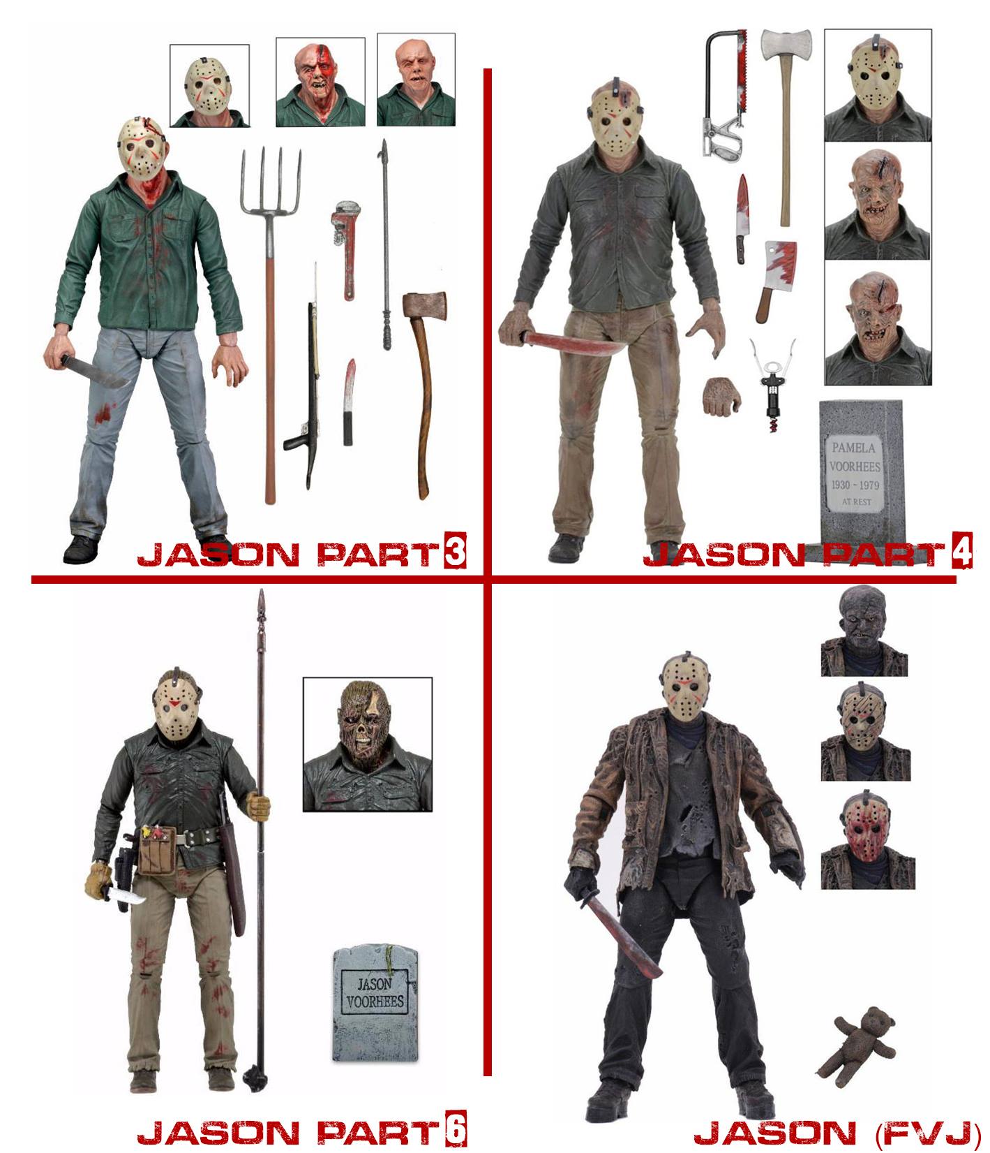 [สั่งจอง]NECA Friday the 13th Ultimate Jason [Re-product]