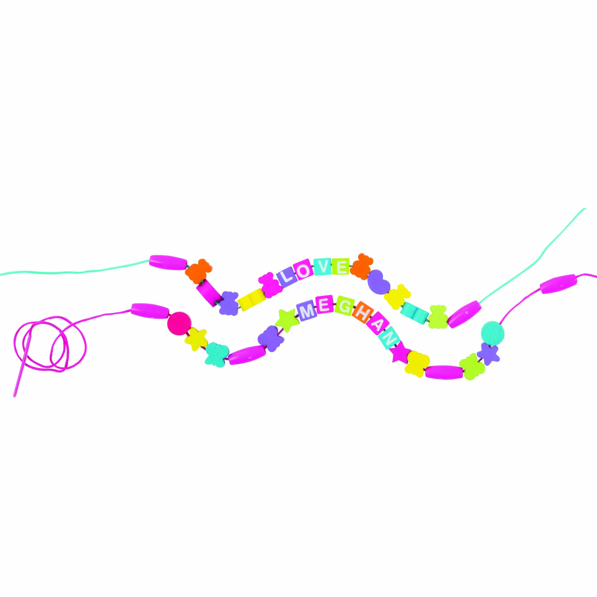 ชุดร้อยลูกปัด ตัวอักษร ส่งเสริมความคิดริเริ่มสร้างสรรค์ ทักษะการประดิษฐ์ Wooden Bead Set - Alphabet Melissa&Doug, ของเล่นเสริมพัฒนาการ, ของเล่น