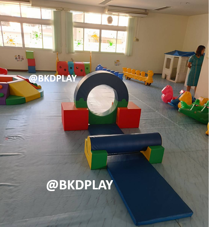 โดนัทนุ่มนิ่ม พร้อมเบาะทางเดินฝึกทรงตัว กระตุ้นพัฒนาการ กิจกรรมบำบัด กายภาพบำบัดเด็ก เสริมพัฒนาการกล้ามเนื้อมัดใหญ่ indoorplayground รับผลิตเครื่องเล่นนุ่มนิ่ม softplay ใช้ในโรงเรียนนอนุบาล ศูนย์พัฒนาเด็กเล็ก โรงพยาบาล