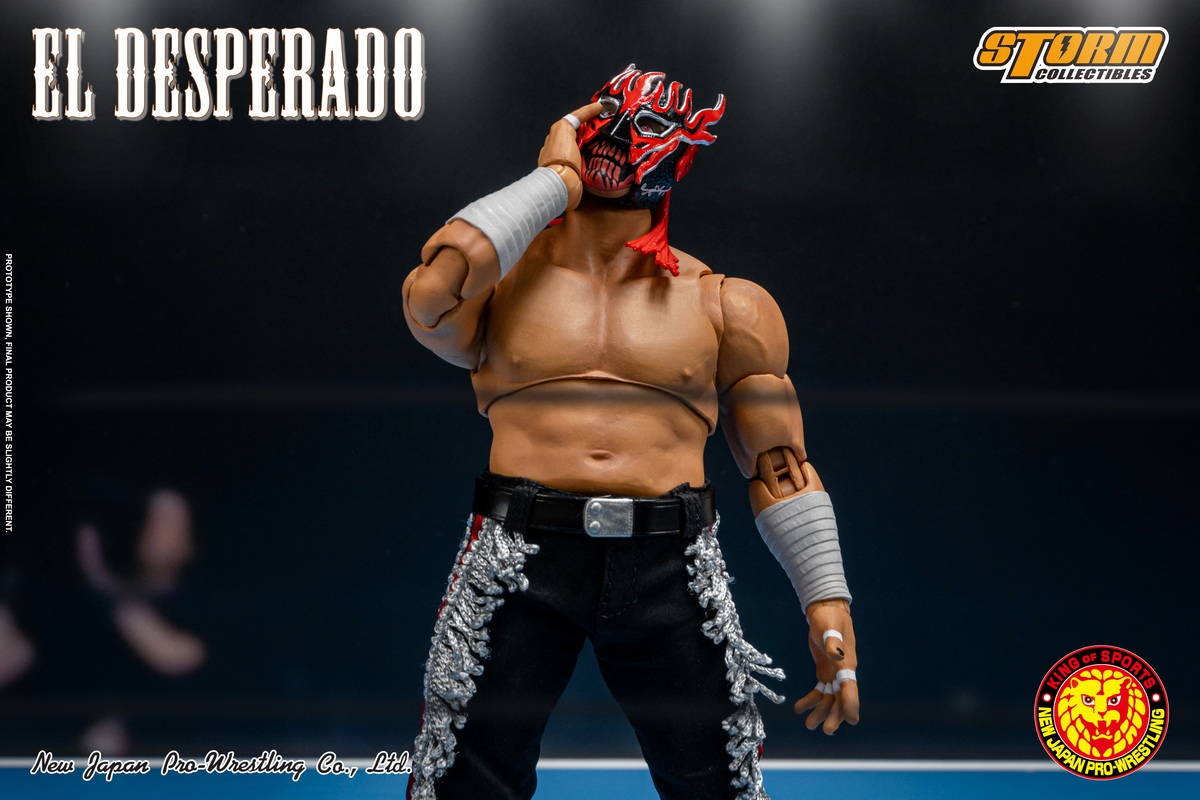 [สั่งจอง]Storm Toys NJED01 1/12 : EL DESPERADO (Red Mask Version) New Japan Pro Wrestling