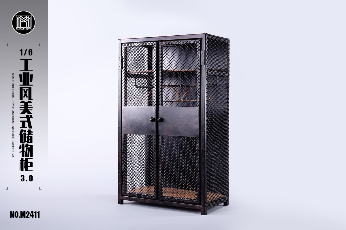 [สั่งจอง]MMMTOYS M2411 1/6 : Industrial Style American Storage Cabinet V3