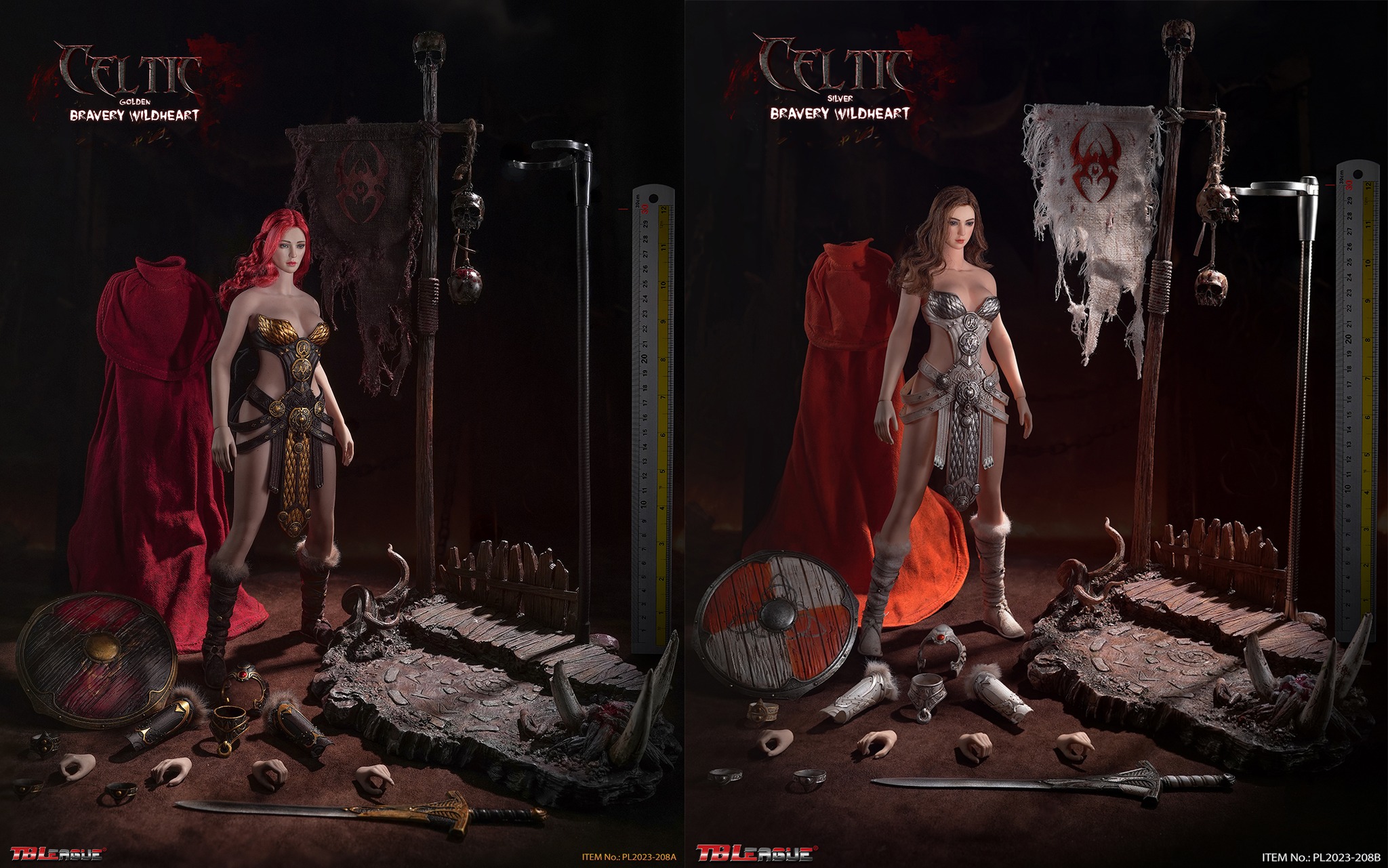 [สั่งจอง]TBLeague PL2023-208 1/6 : Celtic Bravery Wildheart