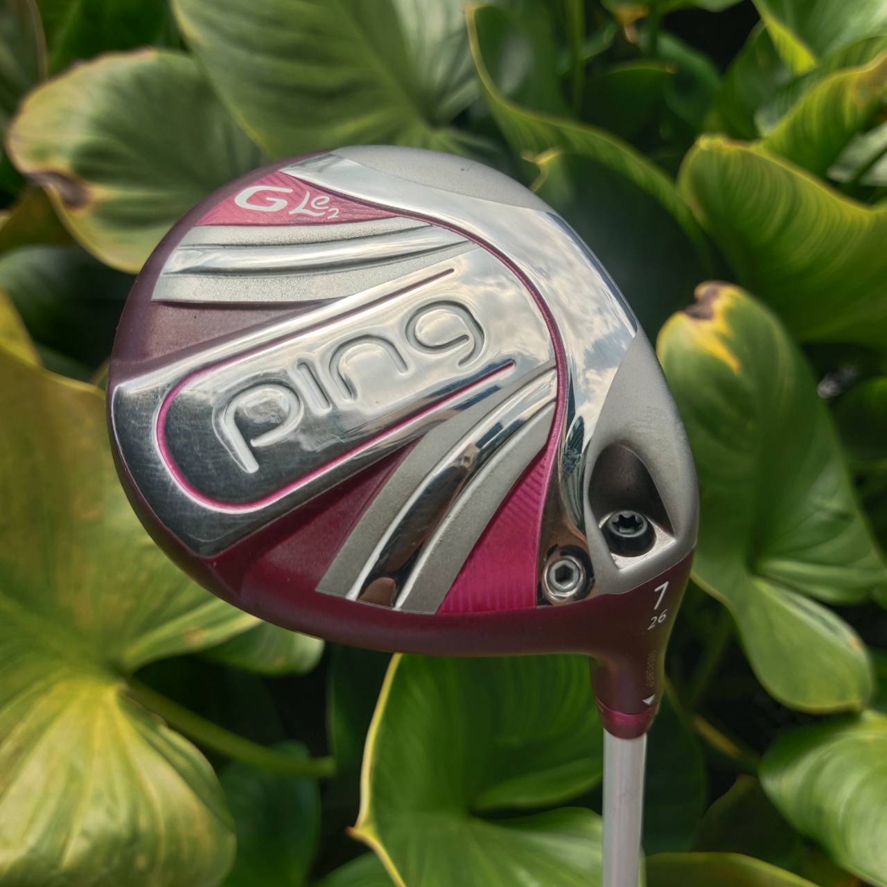 FW7 PING GLe2 LADY หน้าเด้ง คาร์บอนสตีลคุณภาพสูง แข็งแกร่งแต่ให้ความดีดตัวสูง ตีง่ายและไกลมาก
