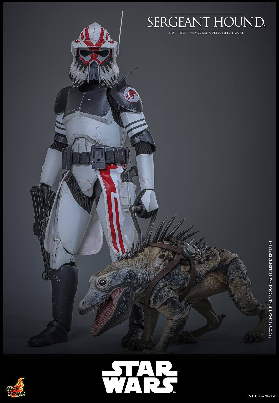 [สั่งจอง]HOT TOYS TMS167 1/6 : Sergeant Hound Collectible Figure [Star Wars: The Clone Wars]
