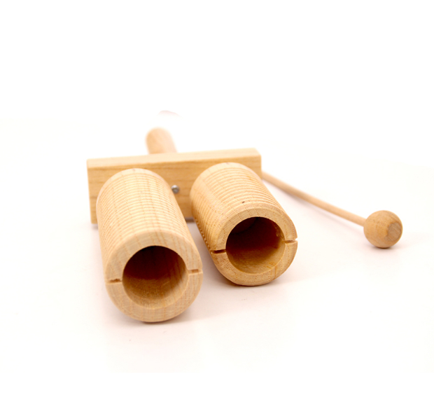 เกราะไม้ดนตรี (โทนบล็อก) แบบคู่ ของเล่นเสริมพัฒนาการ ,ของเล่นเสริมทักษะ,ของเล่นเด็ก, สื่อการสอนอนุบาล,เครื่องดนตรี และสื่อประกอบจังหวะ ของเล่นอนุบาลพร้อมส่ง