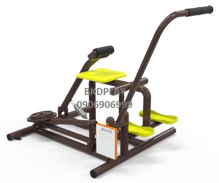 เครื่องออกกำลังกายกลางแจ้งผู้ใหญ่ ชุดอุปกรณ์ บริหารแขน ลดหน้าท้อง และนวดหลัง แบบดึง ยกตุ้ม น้ำหนัก ,ลานกีฬาอเนกประสงค์ สวนสาธารณะ ,เทศบาล,หมู่บ้าน,ผลิตในไทย,สั่งทำตามสีที่ต้องการได้ ขนาด 100x100x110 ซม.