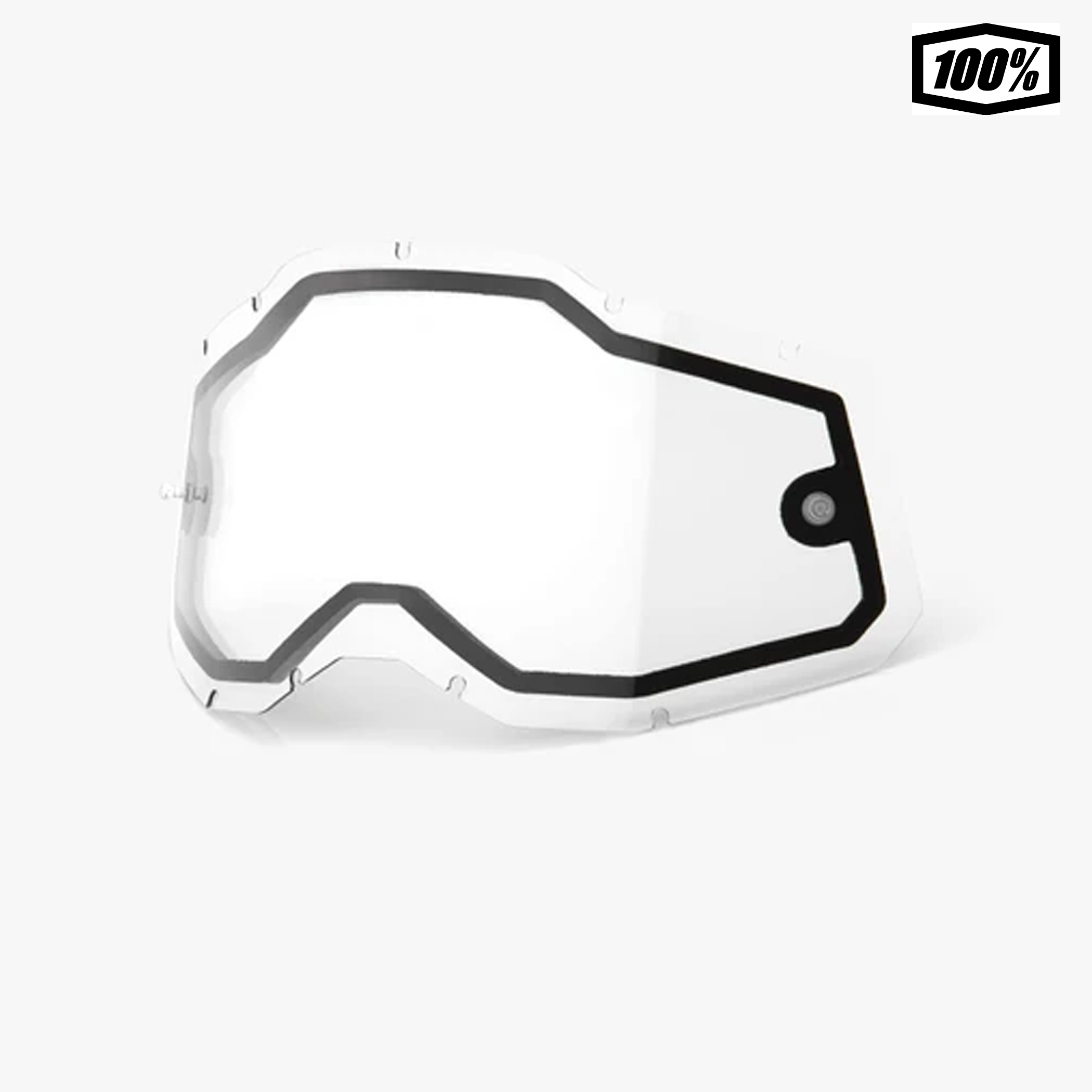เลนส์แว่น 100% กันฝ้ารุ่น Racecraft2/Accuri2/Strata2 - Clear Lens
