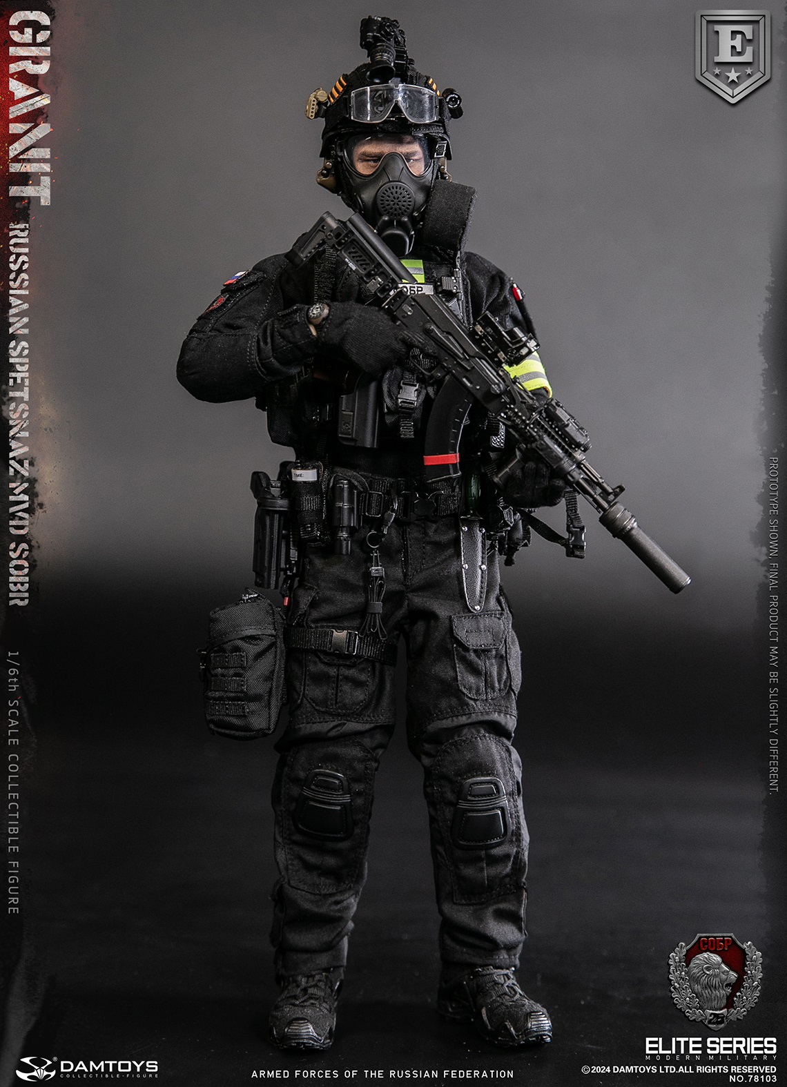 [สั่งจอง]DAMTOYS : 1/6 RUSSIAN SPETSNAZ MVD SOBR GRANIT