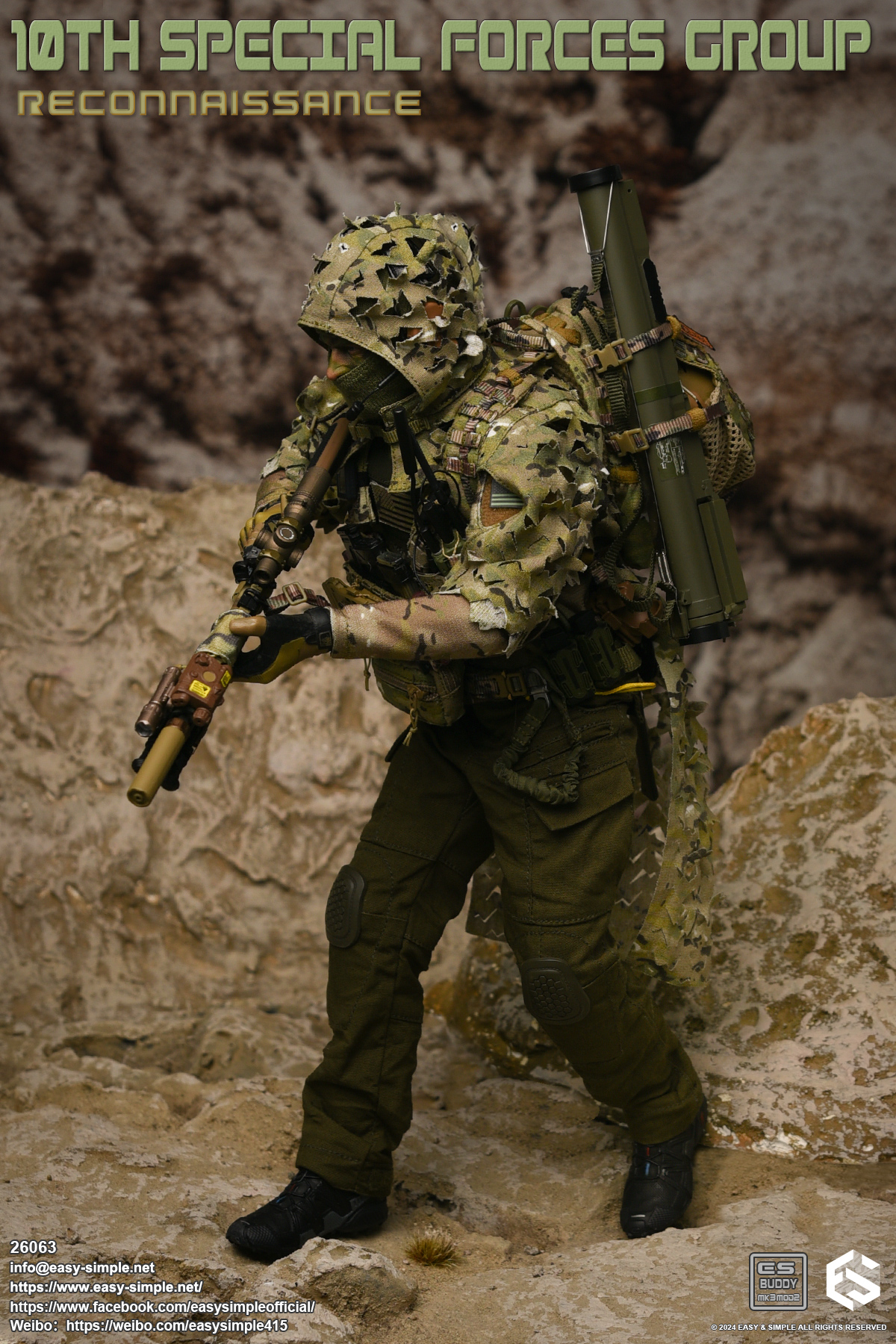 [สั่งจอง] Easy&Simple 26063 1/6 : 10TH SPECIAL FORCES GROUP Reconnaissance