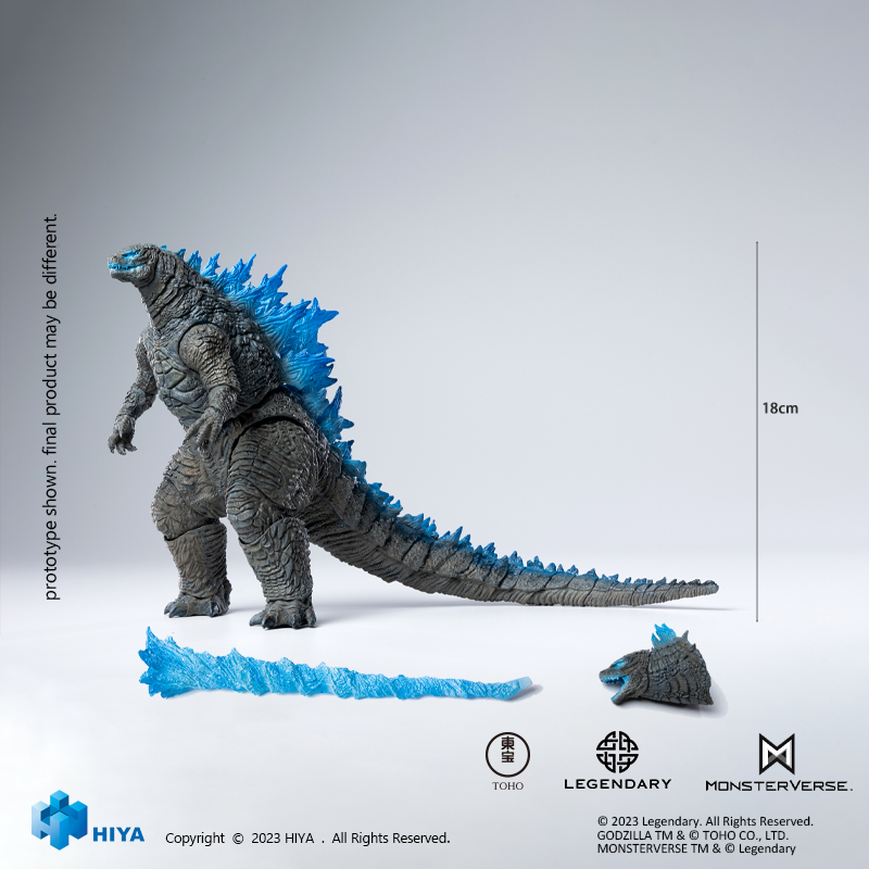 [สั่งจอง] Hiya Toys EXQUISITE BASIC 7" : (Godzilla vs. Kong) - Heat Ray Godzilla Translucent Ver.
