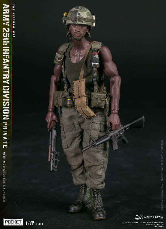 [สั่งจอง] DAMTOYS 1/12 PES011 - Private WITH M79 GRENADE LAUNCHER