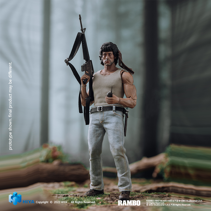 [สั่งจอง] HIYA Exquisite Super 1/12 : Rambo - First Blood