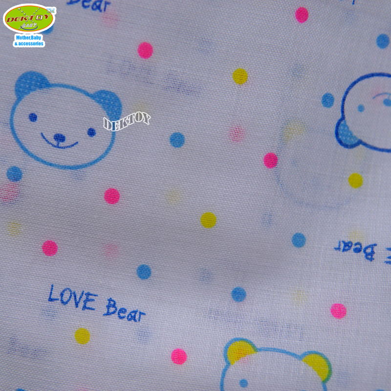 Gold Baby ผ้าอ้อมสาลู 2 ชั้นเกรดA ลายหมีจุด Love Bear 12 ผืน