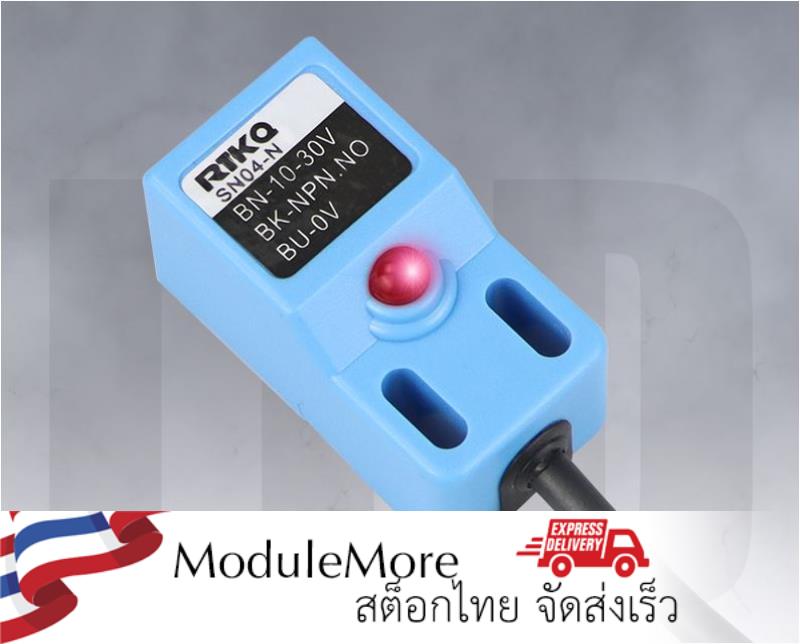 Three-wire proximity switch metal sensor switch SN04-N (4mm) 10-30VDC 3 wire NPN NO(Normal Open) Detection distance 4mm ROKO