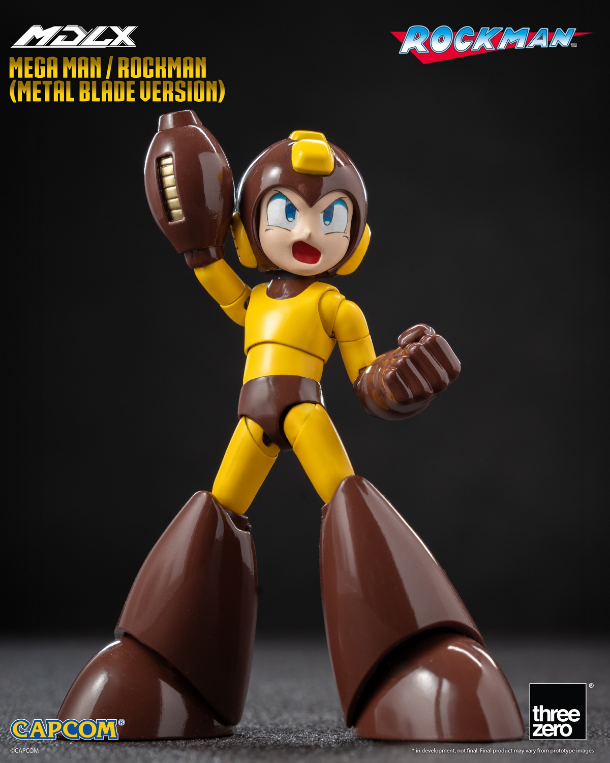 [พร้อมส่ง] Threezero 3Z05750A0 4" : MDLX - Mega Man / Rockman (Metal Blade Version)