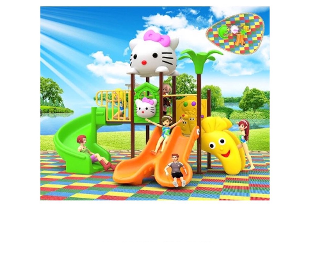 เครื่องเล่นสนามกลางแจ้ง เครื่องเล่นสนามในร่ม,ชุดคิดตี้แมวน้อย สไลเดอร์คู่ , กระดานลื่น,ครุภัณฑ์สนามเด็กเล่น, สพฐ,โครงการโรงเรียนประชารัฐ playground,สไลเดอร์,ของเล่นเสริมพัฒนาการ,เครื่องเล่นสนาม, สนามเด็กเล่น