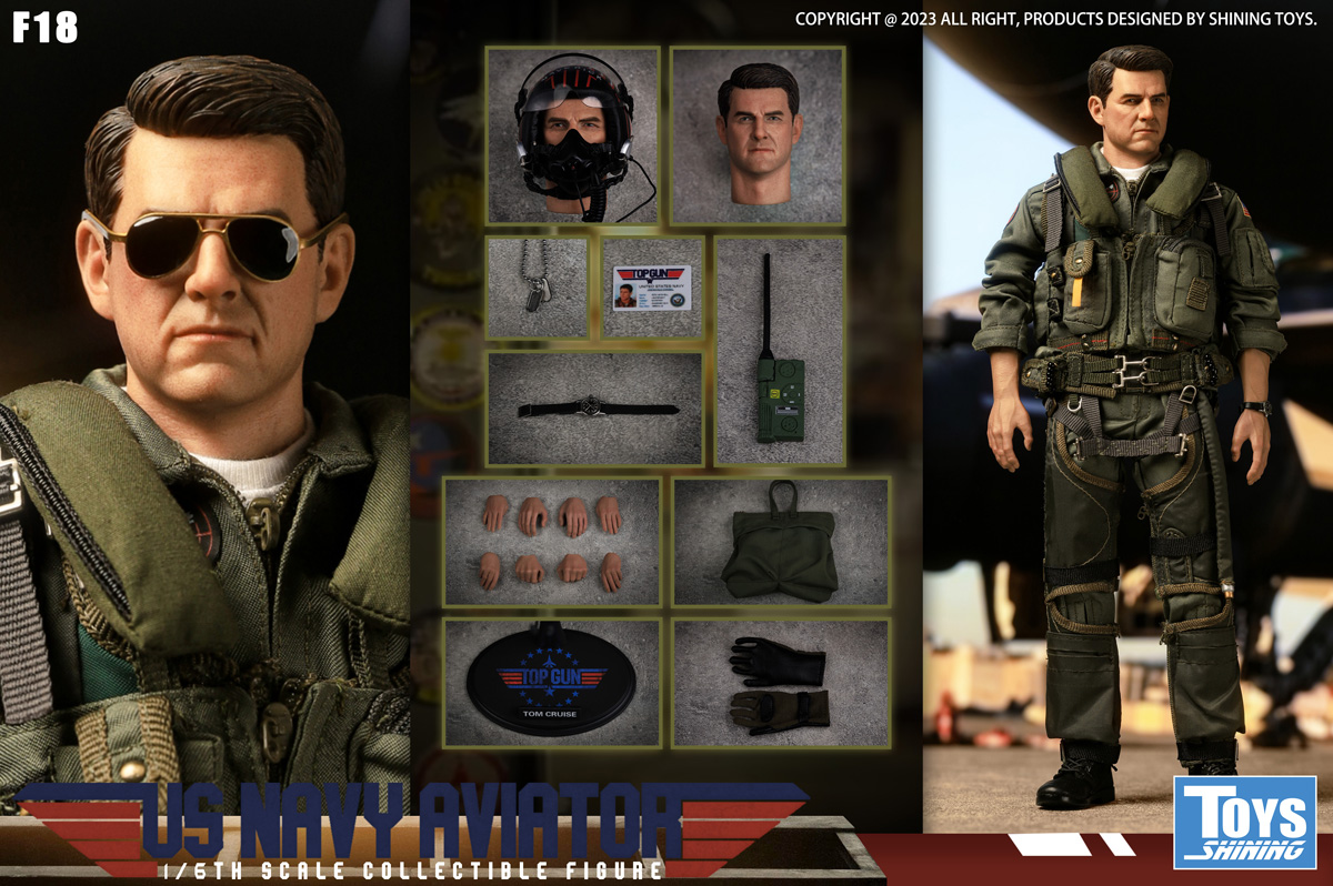 [สั่งจอง]* SHININIG TOYS 1/6 : US NAVY AVIATOR - TOP GUN