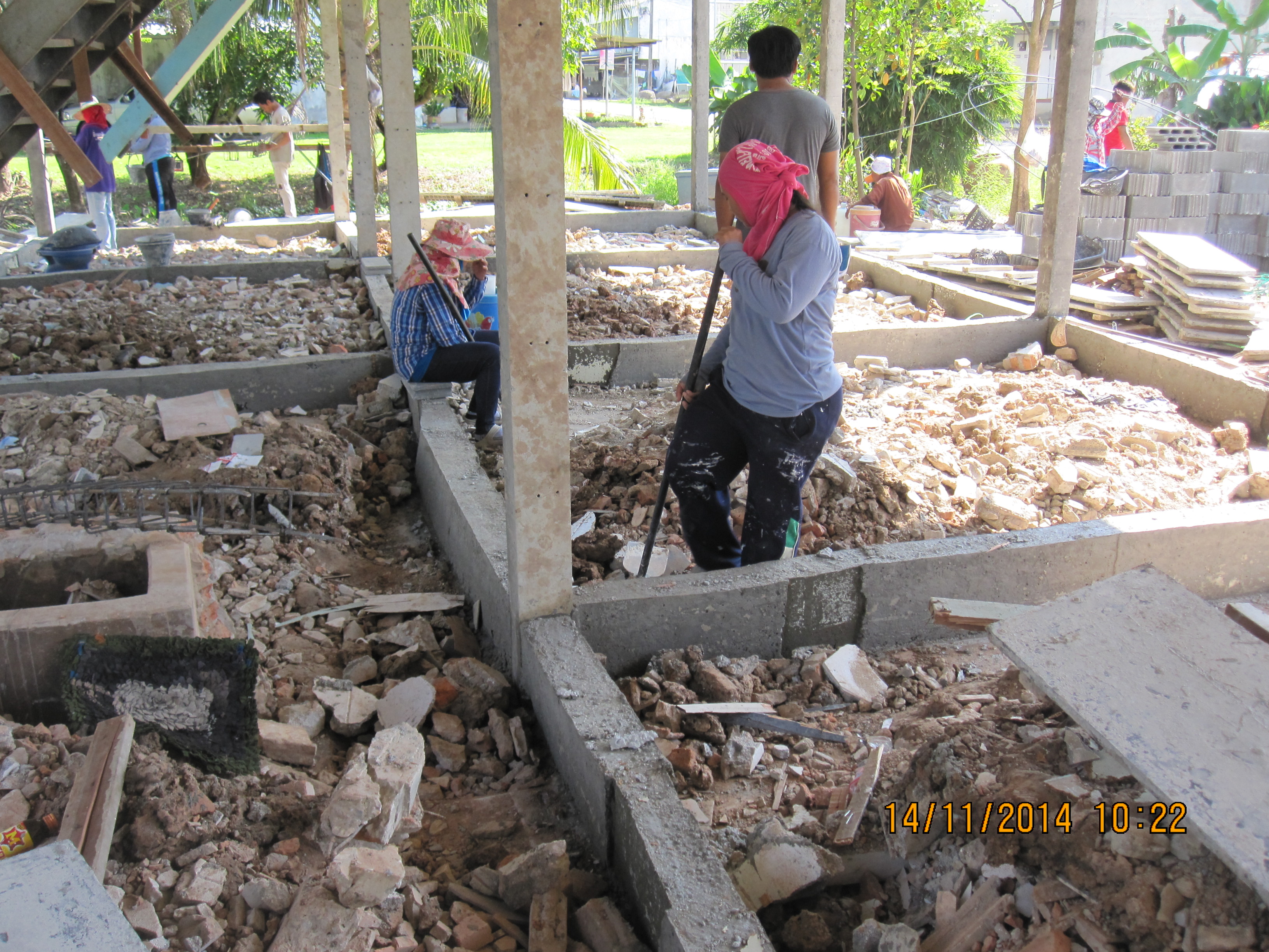 งานสร้างประตูค่าย เอกาทศรถ จังหวัดพิษณุโลก