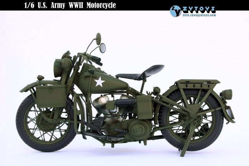 สั่งจอง]ZY Toys ZY-8038 1/6 US Army WWII Motorcycle - Toxtoysshop