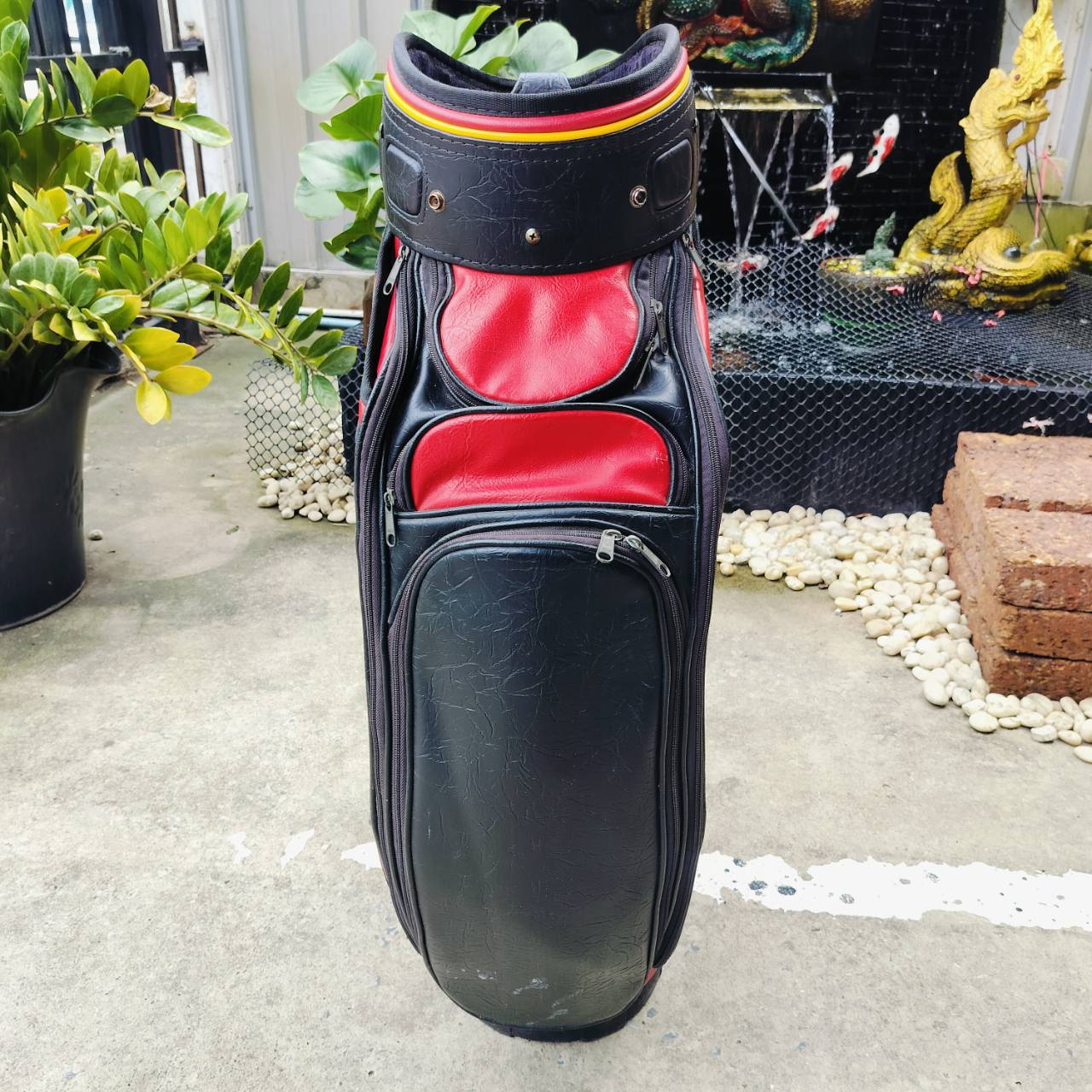 *** มีดำหนิเป๊ก COVER หลุด 1 จุด *** ถุงกอล์ฟ BEST OCEAN มือสอง ภายในบุกำมะหยี่อย่างดี