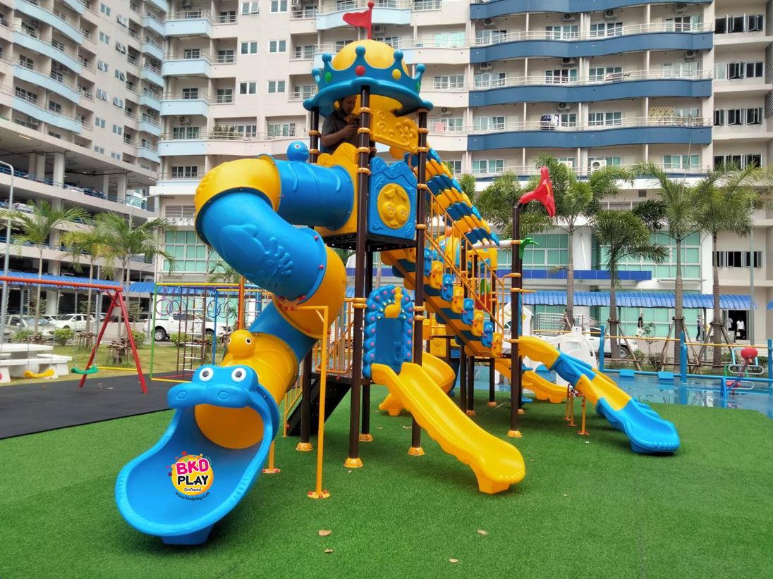 โปรโมชั่นเครื่องเล่นสนามโครงสร้างเสา 89 เครื่องเล่นสนามกลางแจ้ง ,สนามเด็กเล่น,เครื่องเล่นสนามราคาถูก OutdoorPlayground , ของเล่นสนาม, สำหรับบริจาคสนามเด็กเล่น พร้อมส่ง