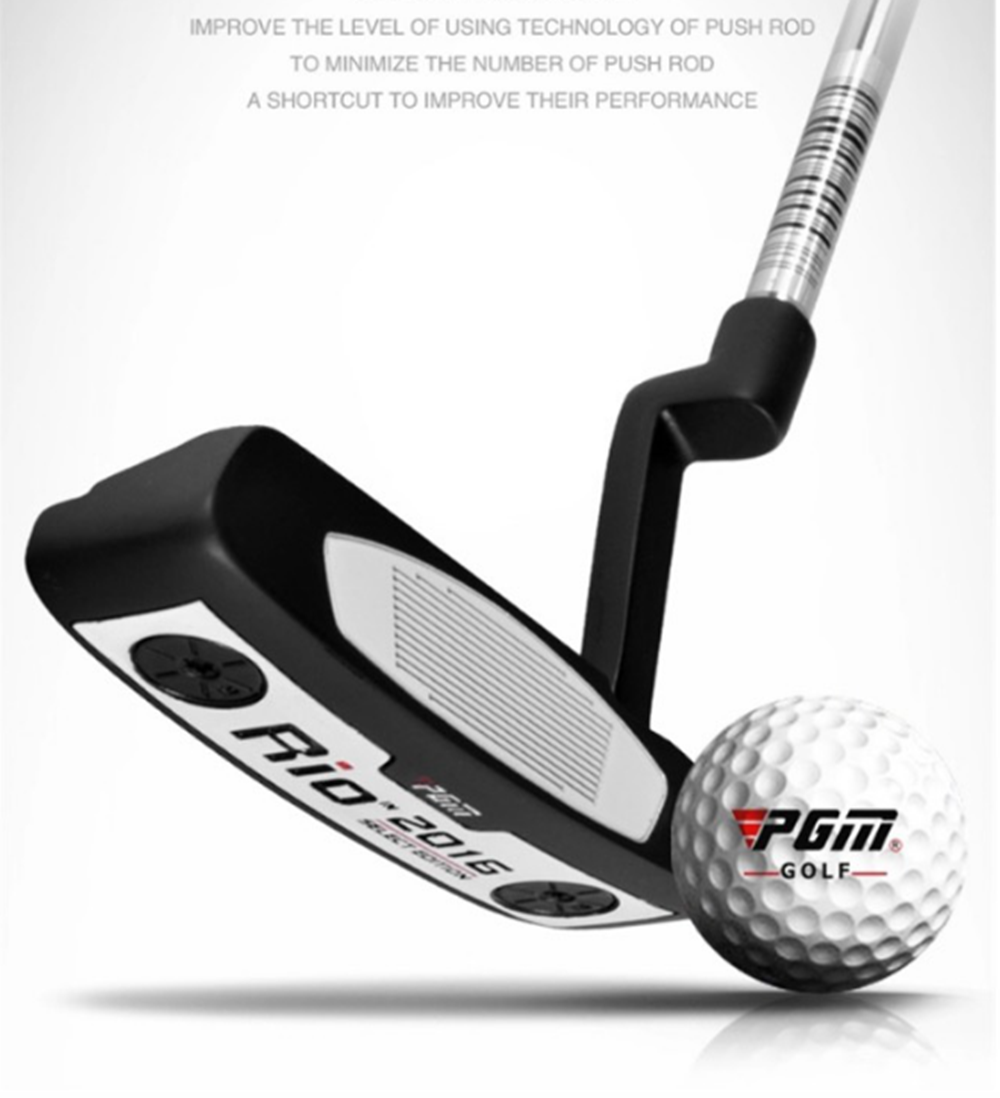 PUTTER PGM TUG002 ดีไซน์สปอร์ต เท่มาก สีดำ หน้าสัมผัสนุ่มและเกาะไลน์มาก