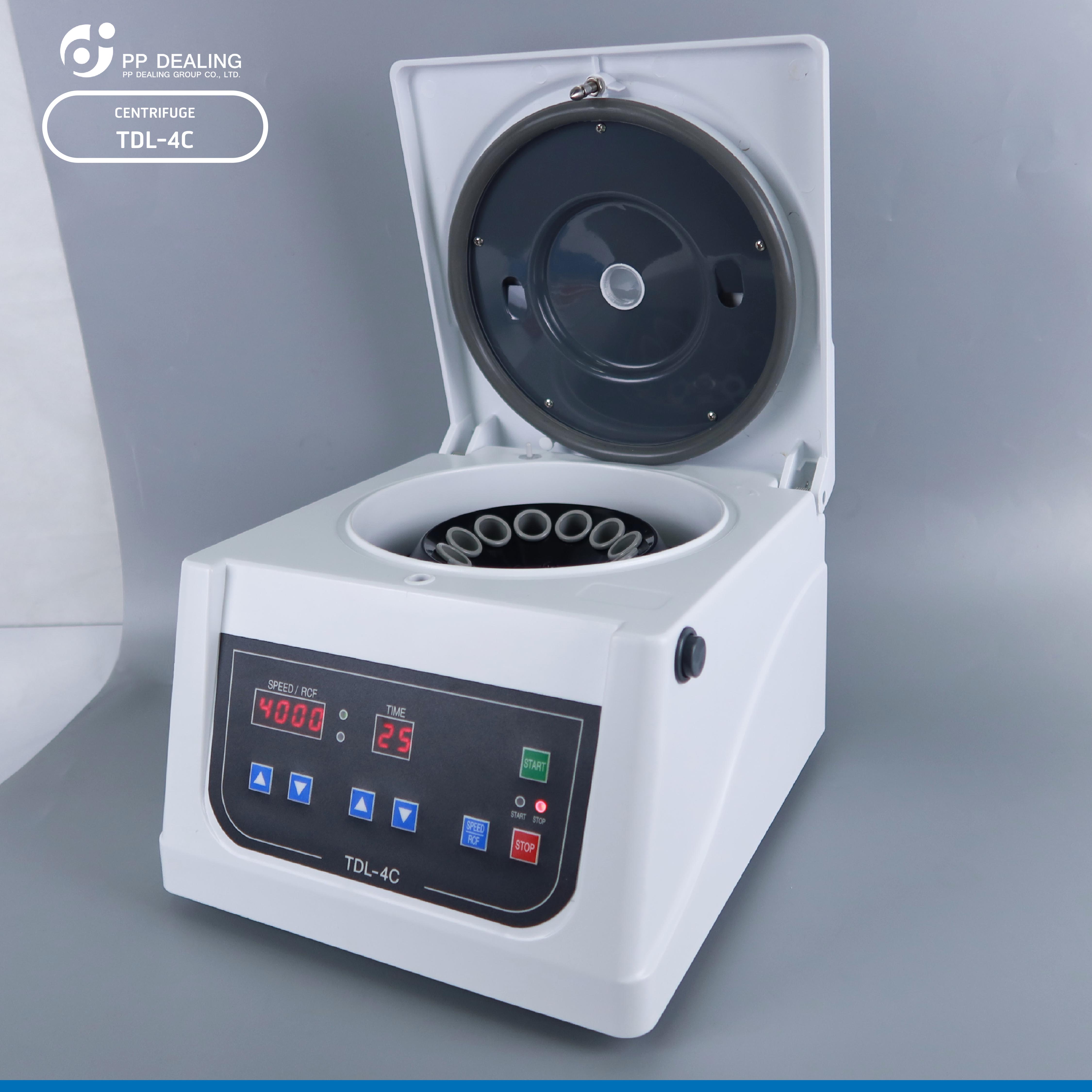 เครื่องปั่นเหวี่ยงตกตะกอน Centrifuge PRP เครื่องหมุนเหวี่ยงเลือด รุ่น TDL-4C ขนาด15ml x 6 ,10ml x 12