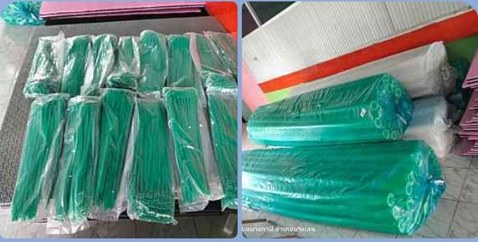 อะไหล่บ้านบอล โฟมหุ้มเสาบ้านบอล สายรัดเคเบิ้ลไทส์ ตาข่ายบ้านบอล พร้อมส่ง