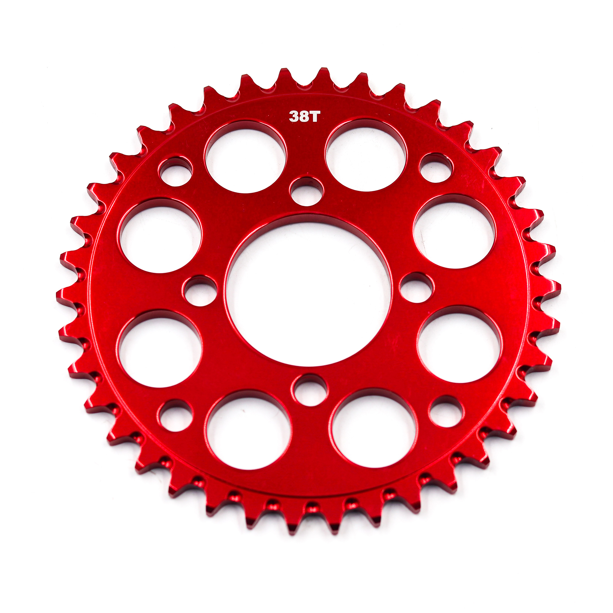 สเตอร์หลัง Super Zero V.2 420 สีแดง - KLX110, KLX110L, KLX110RL